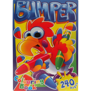 Bumper Colouring Book 240 Pages - Cart And Haul
